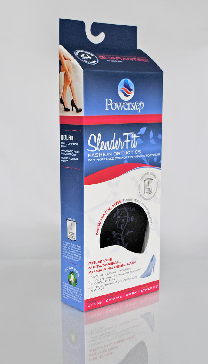 powerstep slenderfit fashion orthotics