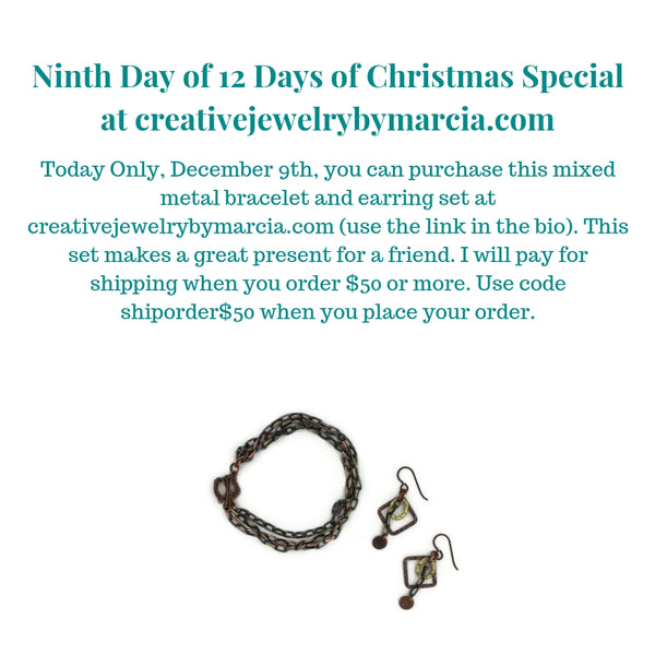 chain bracelet copper bracelet  silver earrings  handmade earrings drop earrings dangle earrings