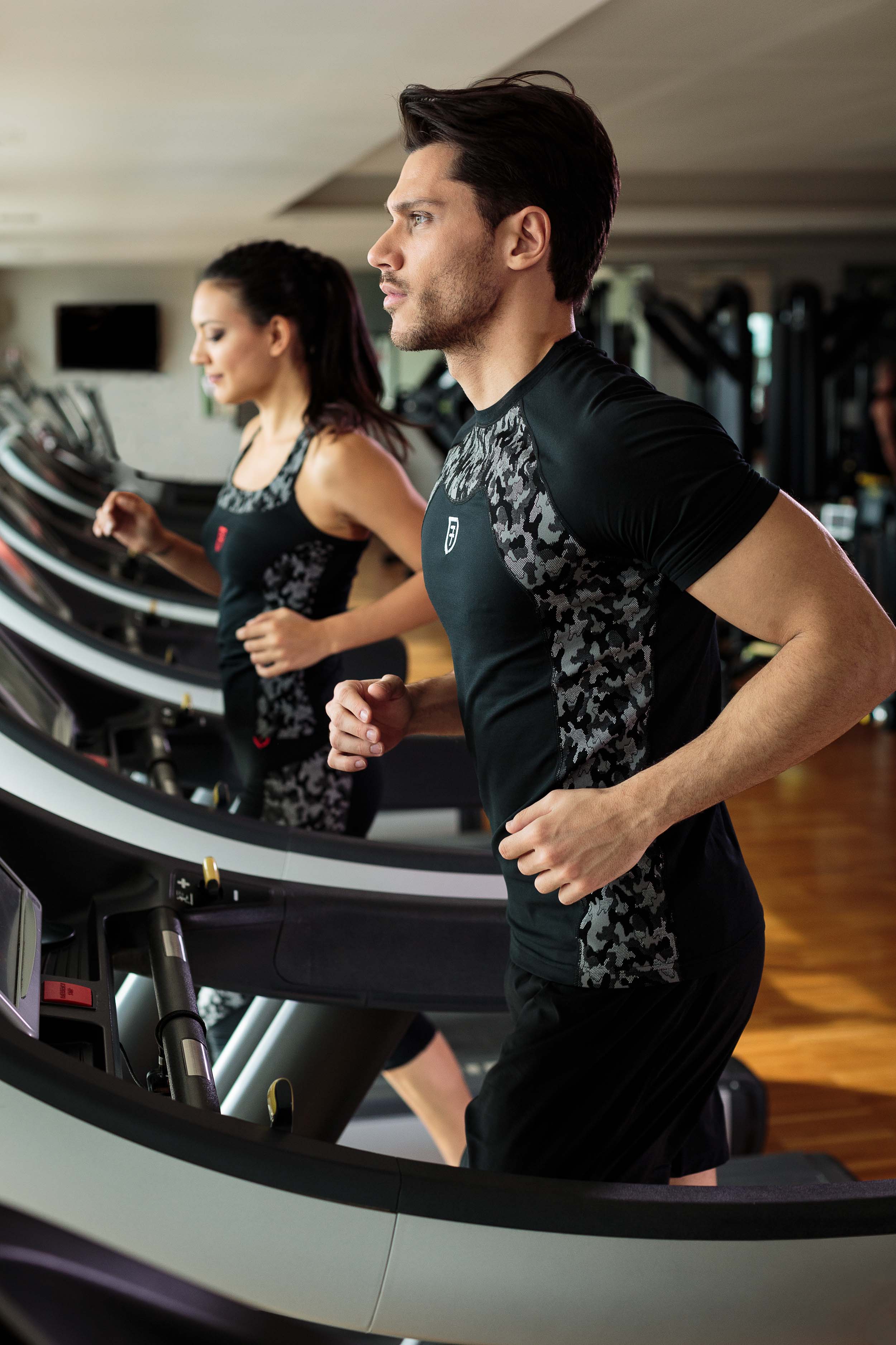 Camo fitness t-shirt