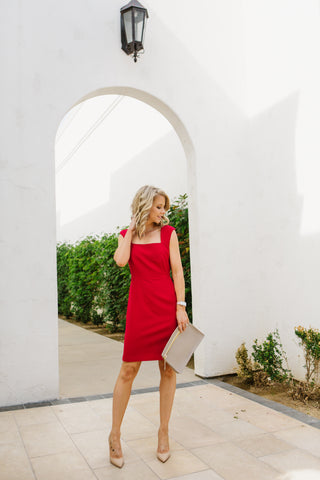 Angie Square Neck Dress by Cupcakes and Cashmere