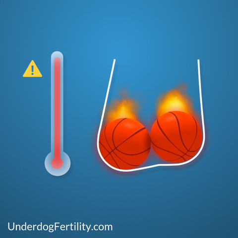 hot balls overheated testicles