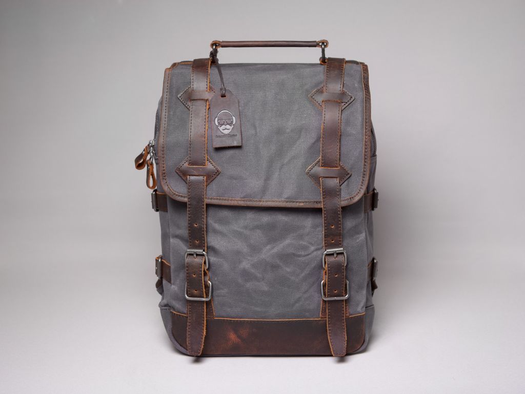 The Stanton Heavy Grade Waxed Canvas and Leather Camera Bag Backpack ( – Cotswold Hipster