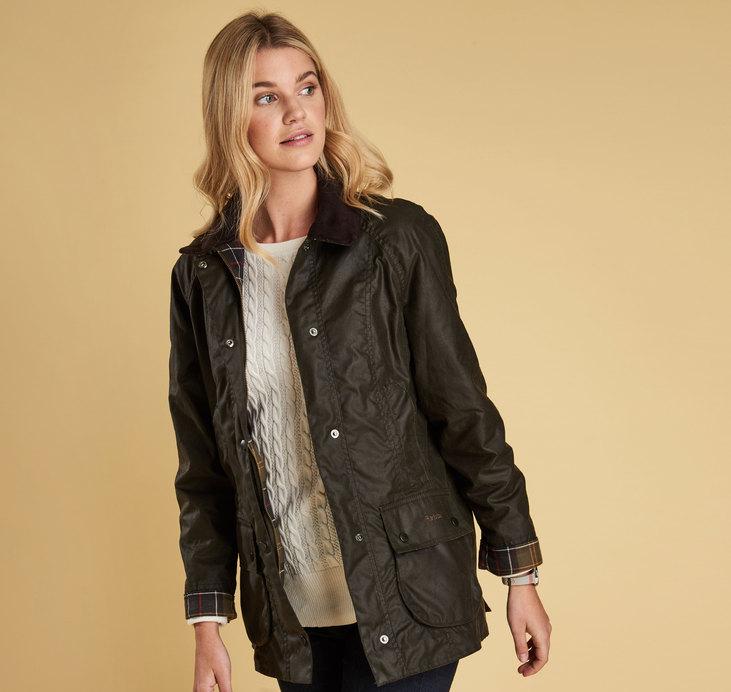 barbour beadnell waxed cotton jacket