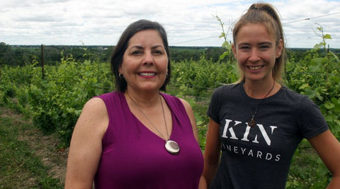 Ruth McKlusky and Melanie Hotte, KIN Vineyard