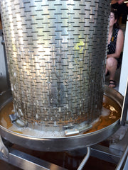 Farmgate Cider's hydro bladder press