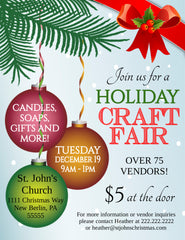 holiday craft show flyer