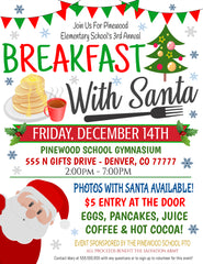 breakfast with santa flyer
