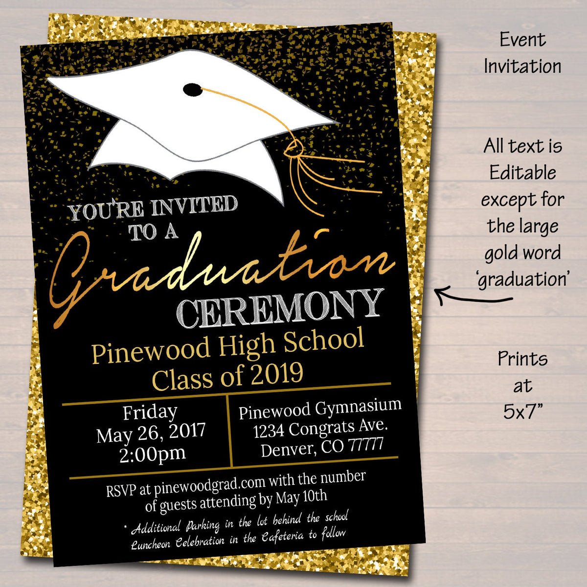 the-25-best-free-printable-graduation-invitations-ideas-on-pinterest