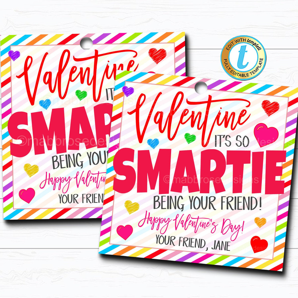 Printable Valentines Day Tags Tidylady Printables 9845