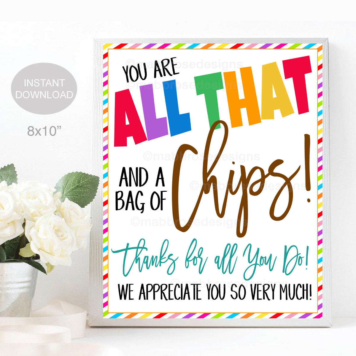 All That And A Bag Of Chips Free Printable Pdf Free