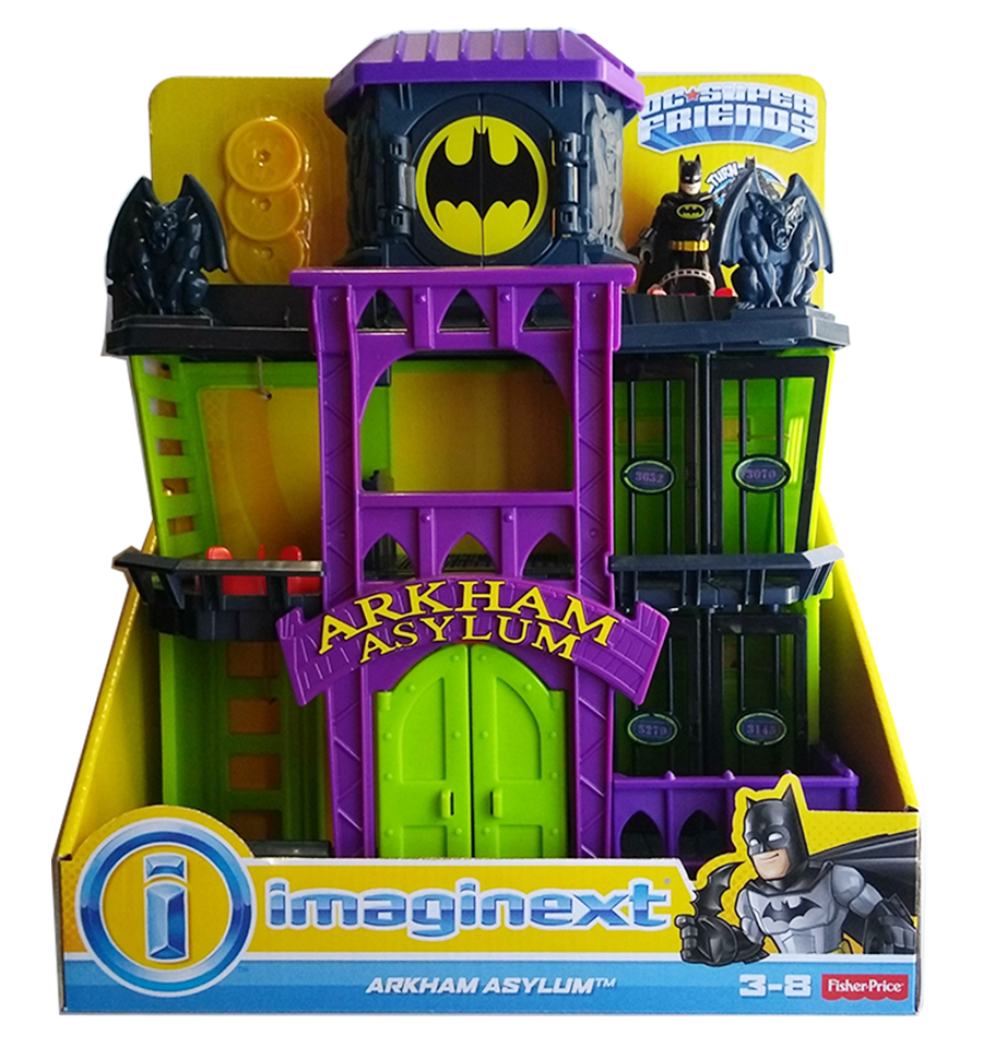 imaginext dc super friends arkham asylum