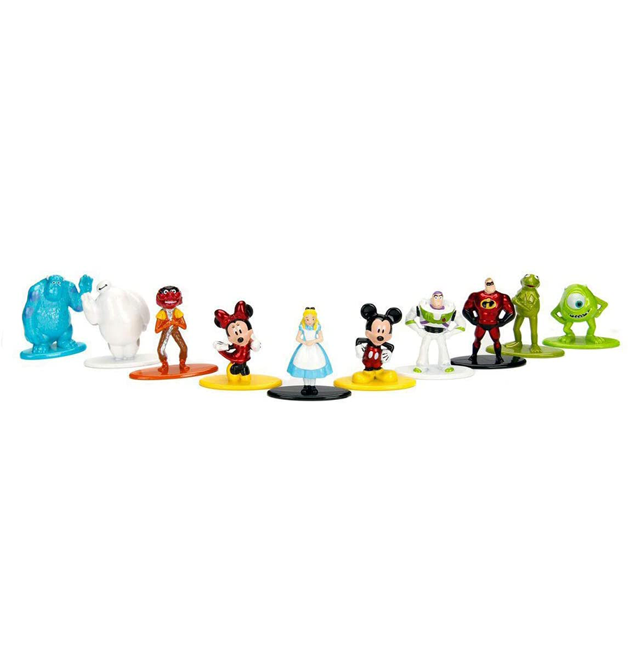 Disney Nano Metalfigs Walt Disney Metal Figures 10 New Mickey & Minnie Mouse 