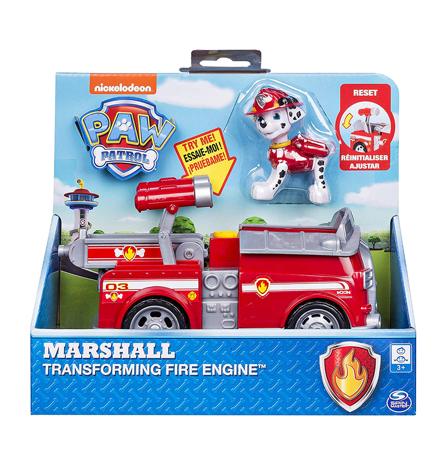 paw patrol marshall fire truck toy