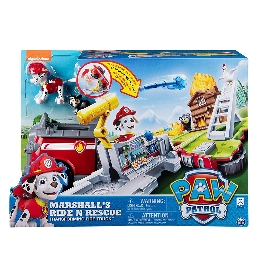 paw patrol ride and rescue vehicle