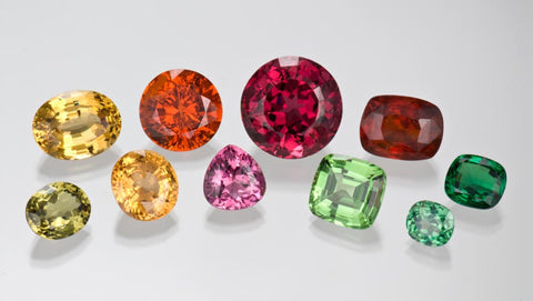 Variety of Garnets, GIA