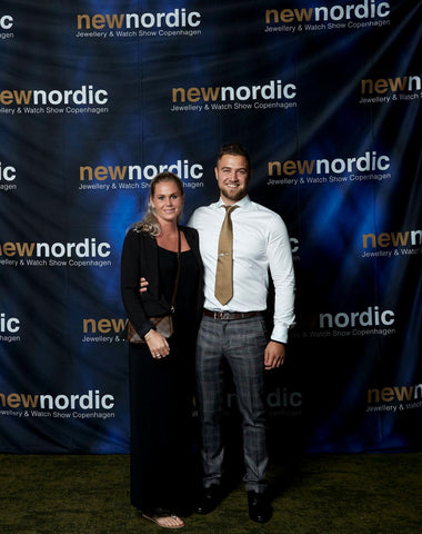 Brand New Winner Goldsmith Morten Priisholm together with wife Lea Priisholm