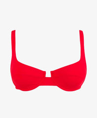womens red bikini top