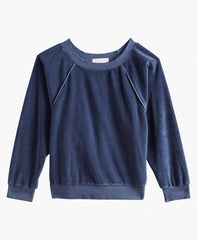 Velour Raglan Sweatshirt