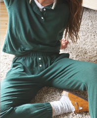 Henley Long Sleeve Sweater