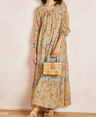 Floral Tiered Maxi Dress