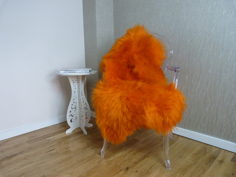 Sheepskin Rug Uk In Orange Hide Rugs