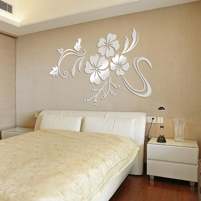 3d Mirror Mural Decal Wall Stickers Room Decorations Wall Art Mirror Wall Stickers Adesivo De Parede