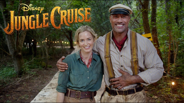 Disney Jungle Cruise Movie Poster Emily Blunt Dwayne Johnson