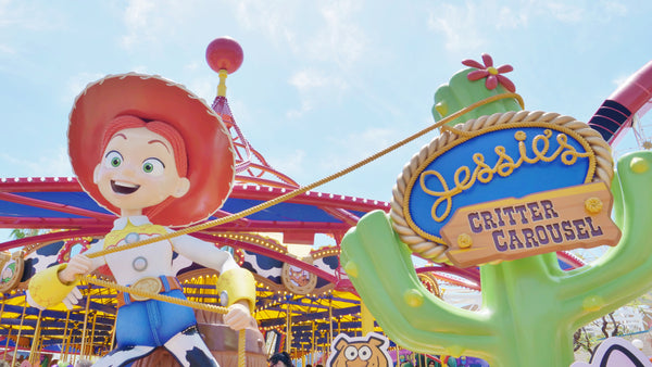 jessie's critter carousel Disneyland California adventure ride Friday blog whats new at Disneyland 2020
