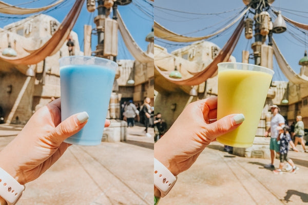 galaxy's edge blue green milk Disneyland Friday apparel