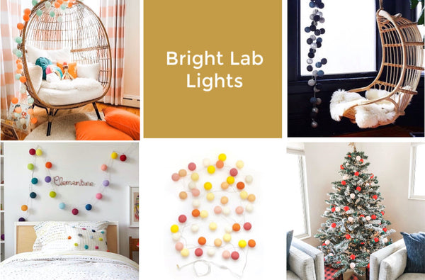bright lab lights custom cotton ball lights Friday apparel holiday gift guide