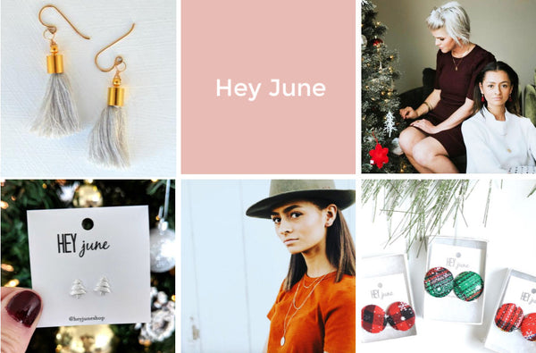 hey June earrings Friday apparel holiday gift guide