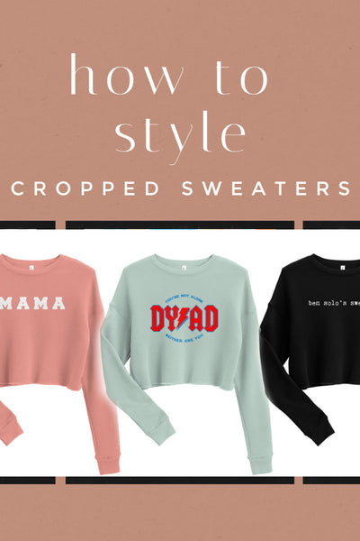 how to style cropped sweaters mama dyad Star Wars Friday apparel