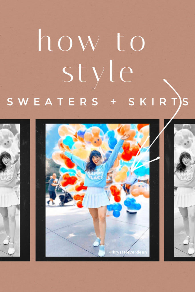 how to style sweaters and skirts the Friday blog Friday apparel