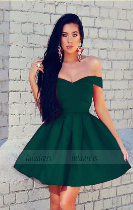 green formal dresses short