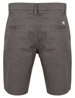 Daly 2 Pack Cotton Twill Chino Shorts with Stretch in Dark Grey / Jet Black - South Shore