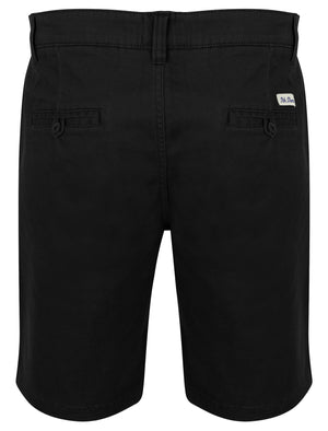 Daly 2 Pack Cotton Twill Chino Shorts with Stretch in Mood Indigo / Jet Black - South Shore