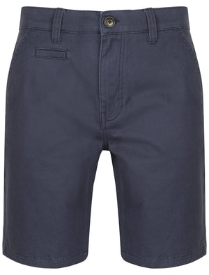 Daly 2 Pack Cotton Twill Chino Shorts with Stretch in Mood Indigo / Stone - South Shore