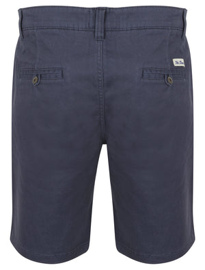 Daly 2 Pack Cotton Twill Chino Shorts with Stretch in Mood Indigo / Dark Grey - South Shore