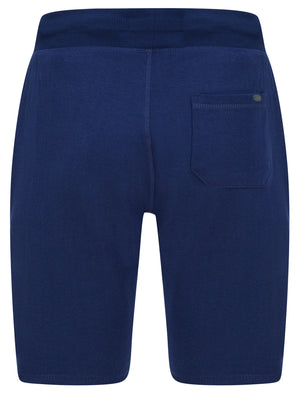 Sporting Goods Brushback Fleece Jogger Shorts in Medieval Blue - triatloandratx