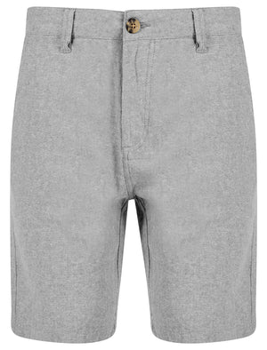 Kahana Cotton Linen Chino Shorts in Grey - triatloandratx