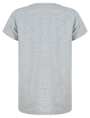 Boys Fader 68 Motif Cotton T-Shirt in Light Grey Marl - triatloandratx Kids