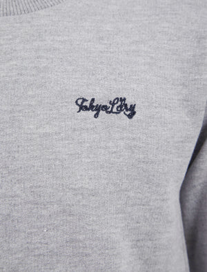 Boy's Thrown (2 Pack) Cotton Rich Fleece Sweatshirt Set in Light Grey Marl / Winetasting - triatloandratx Kids (5-13yrs)