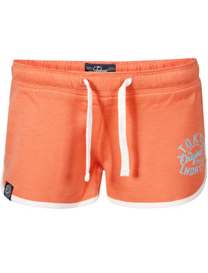 Laney Runner Sweat Shorts in Dark Peach - triatloandratx