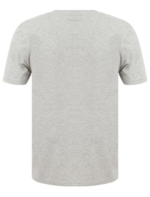 Spectre (5 Pack) Crew Neck Cotton T-Shirts in Black / Light Grey Marl / Winetasting / Lichen Green / Navy - triatloandratx