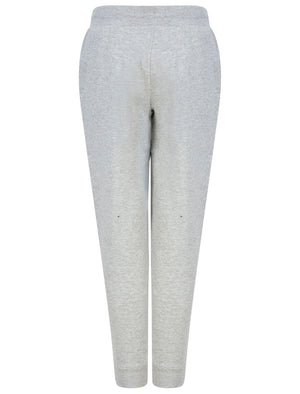 Wyatt Brushback Fleece Cuffed Joggers in Light Grey Marl - triatloandratx