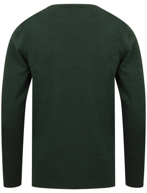 Ngami Cotton Jersey Long Sleeve Top with Mock Layer In Pine Grove - Dissident