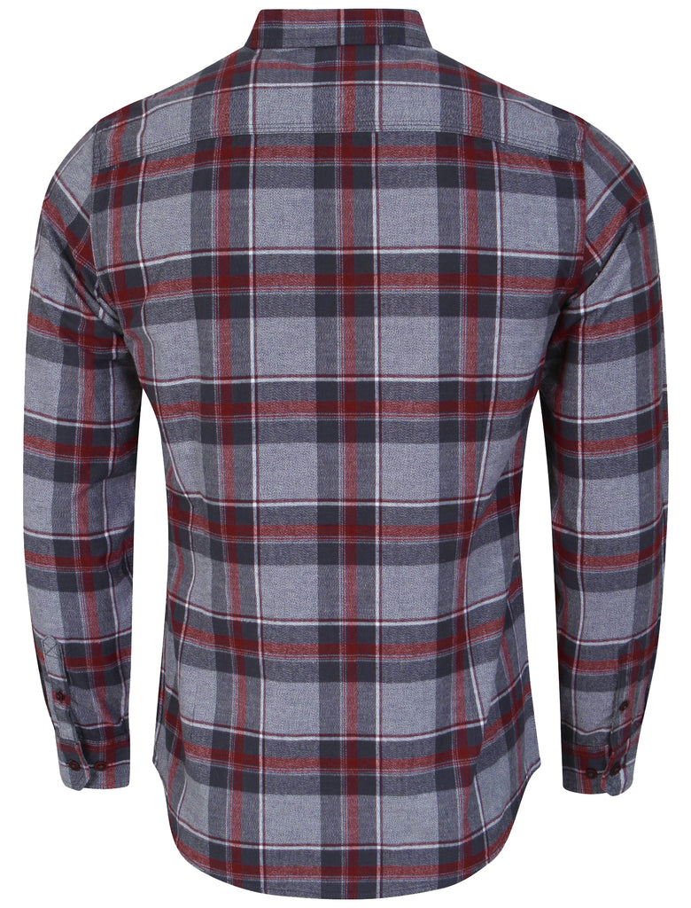 Mens Tokyo Laundry Napoli Brushed Flannel Checked Long Sleeve Shirt Size S-XXL