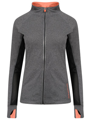 Swoopes Panelled Running Jacket in Grey Grindle - triatloandratx Active
