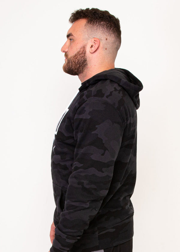 black camouflage hoodie