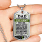 Army Daughter Home Is Where You Are Dog Tag (USA Made)
